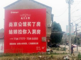 白河墙体广告在乡镇、农村市场的媒体优势